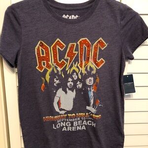 Lucky Brand AC/DC Studded Band Tee